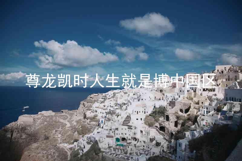 尊龙凯时人生就是博中国区